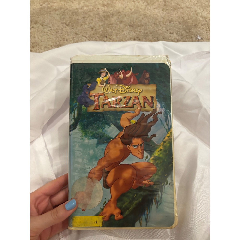 Walt Disney Tarzan VHS Movie Vintage 90s Clamshell Case 15799 Phil Collins